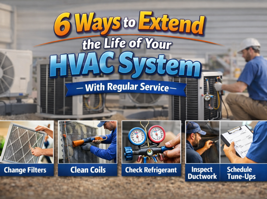 Regular Service extending the life of an HVAC system through professional maintenance and inspection